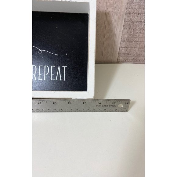 Laundry Wash, Dry, Fold, Repeat Sign - Picture 2 of 5